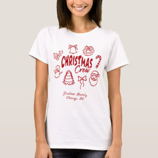 T-shirt Customized Christmas Crew