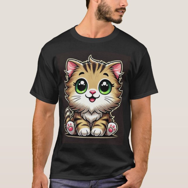 T-shirt cut t chirt (Devant)