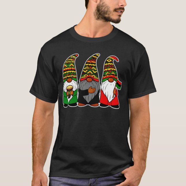 T-shirt Cute African Gnomes Black History Month Juneteenth (Devant)