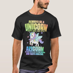 T-shirt Cute Alicorn Magique Unicorn Imaginaire Legendaire