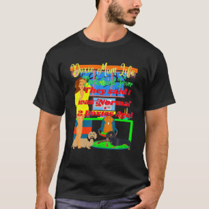 T-SHIRT CUTE AMUSANTE DÉCONTRACTÉE DACHSHUND FEVER NORMAL 