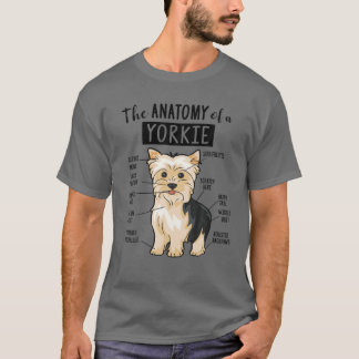 T-shirt Cute Anatomy A Yorkie Funny Yorkshire Terrier Men