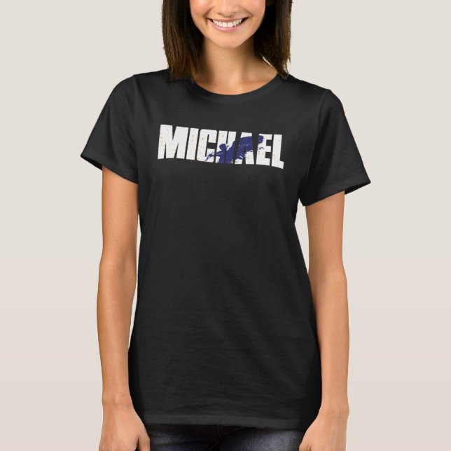 T-shirt Cute Angel Tees  St Michael The Archangel Christia (Devant)