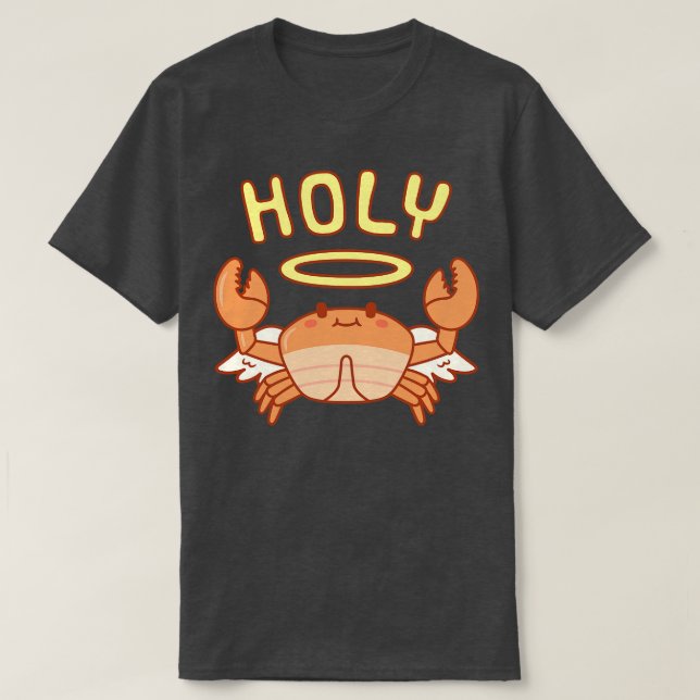 T-shirt Cute Angel Wings Halo Holy Pun (Design devant)