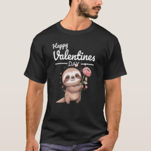 T-shirt Cute Animal Heart Panda Bonne Saint Valentin Joyeu