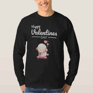 T-shirt Cute Animal Heart Panda Happy Valentine Day  83