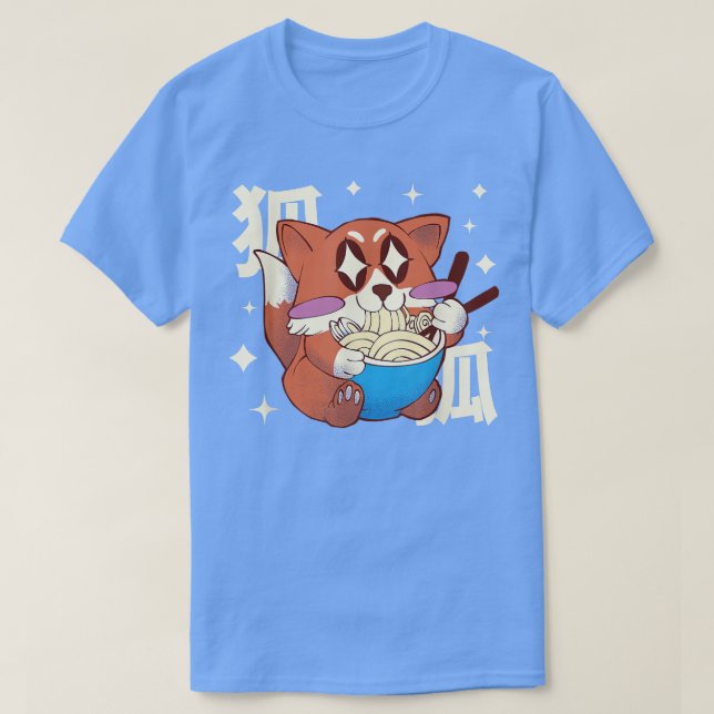 T-shirt Cute Anime Foeat Ramen, Pour Femmes Et Hommes 545 (Design devant)