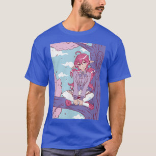 T-shirt Cute Anime Girl Japonaise manga Chibi Kawaii otaku