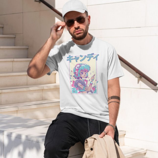 T-shirt Cute Anime Japonaise fille (Créateur téléchargé)