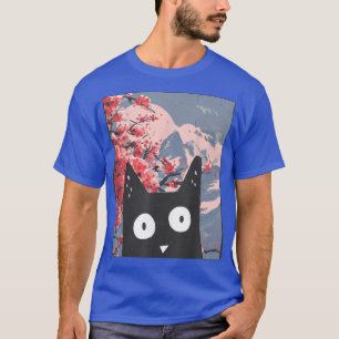 T-shirt Cute Anime Kitten Neko Japon Manga Harajuku Otaku