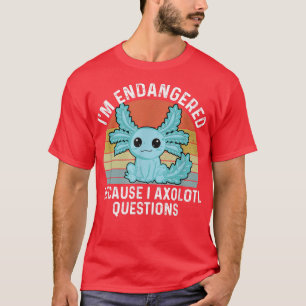 T-shirt Cute Aolotl Filles Garçons Enfants Vintage Aolotl