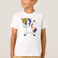 Cute arc-en-ciel Dabbing licorne