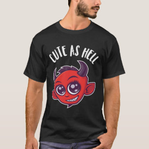 T-shirt Cute as Hell Devil