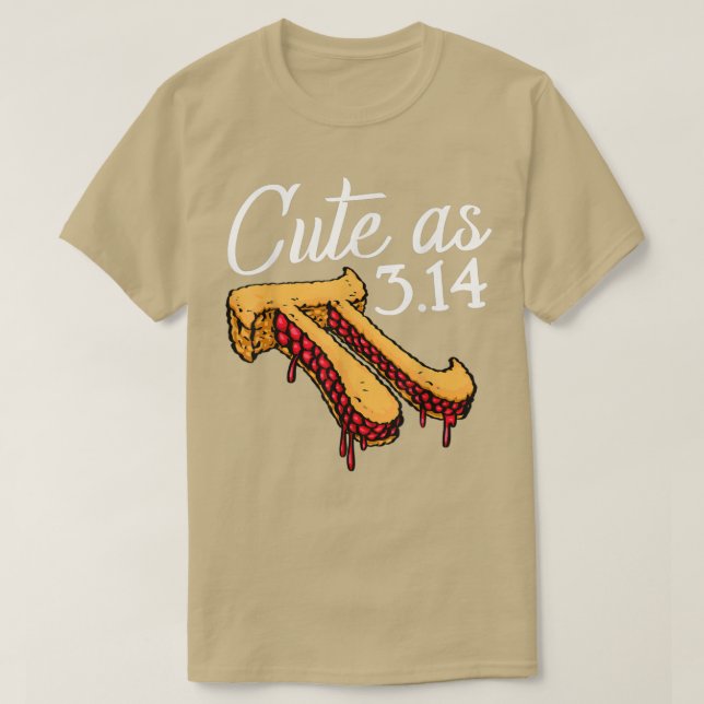 T-shirt Cute As Pi Pizza Funny Mathletics Anniversaire Pi  (Design devant)