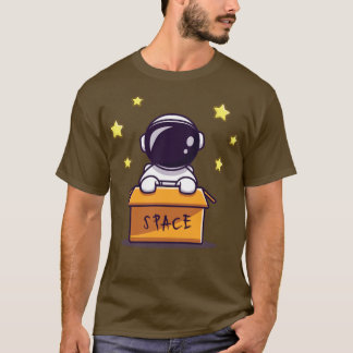 T-shirt Cute astronaute Dans La Boîte 1