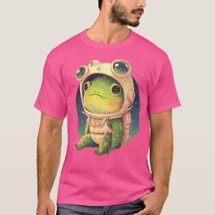 T-shirt Cute astronaute grenouille Kawaii Cottagecore esth