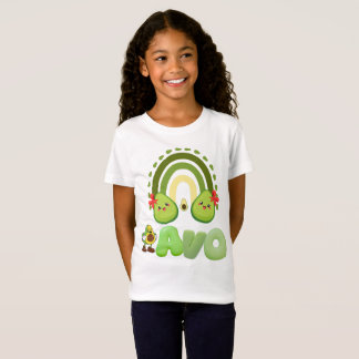 T-Shirt Cute Avocado "Avo" Design – Fun & Playful