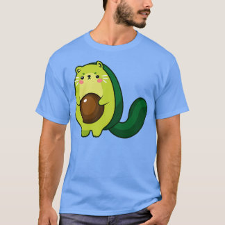 T-shirt Cute Avocado Cat 4