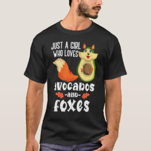T-shirt Cute Avocado Forêt Animaux Filles Femmes Faune F