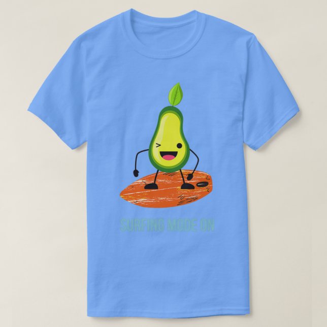 T-shirt Cute Avocado Surf (Design devant)