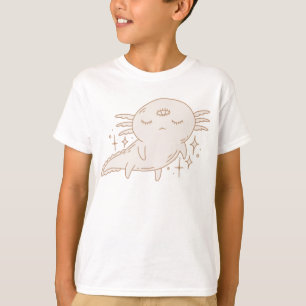T-shirt Cute Axolotl Lover Drôle Axolotl Enfants Hommes Fe