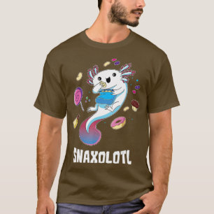 T-shirt Cute Axolotl Lover Snaxolotl (107)