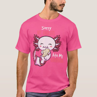 T-shirt Cute Axolotl Mexicain Walking Poisson Amphibien Sa