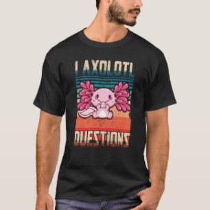 T-shirt Cute axolotl mexicaine triton aquarium