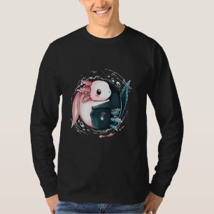 T-shirt Cute Axolotl Yin Yang Poisson Animaux de compagnie