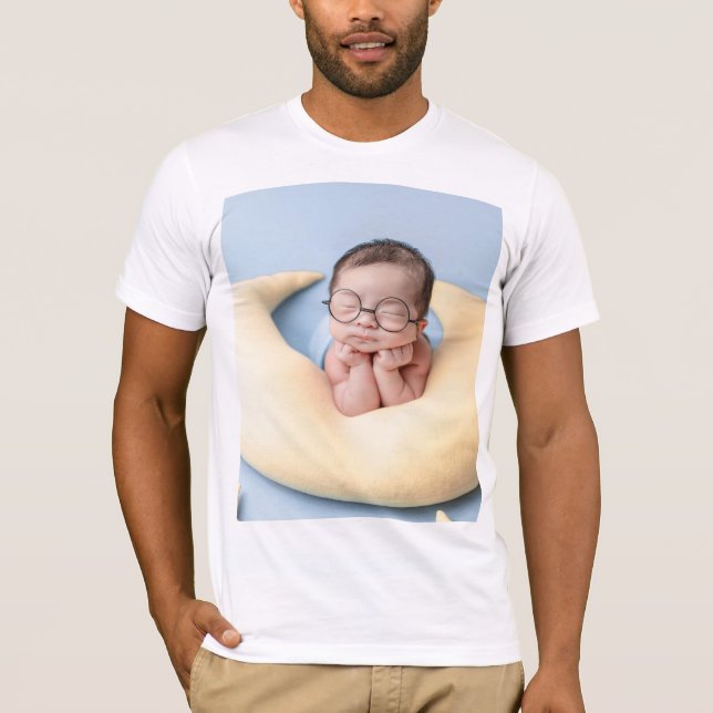 T-shirt Cute Baby Photo Tee (Devant)