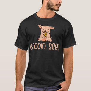 T-shirt Cute Bacon Graine Piggie Baby Cochon Piglet Porc V