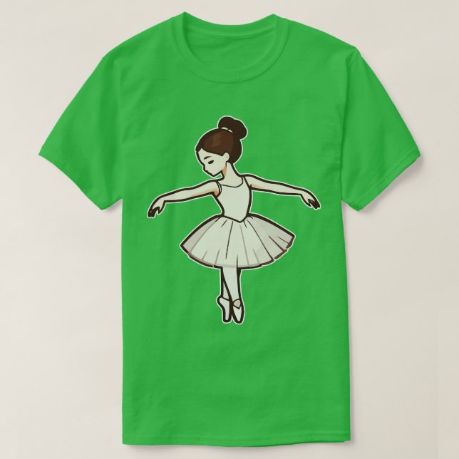T-shirt Cute Ballerina (Design devant)