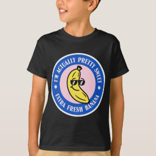 T-shirt Cute Banana Lover Citation Kawaii Style Funny Trop