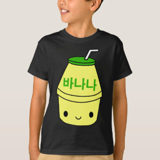 T-shirt Cute banane Lait Coréen Kpop Japon Harajuku Kawai