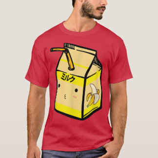 T-shirt Cute banane Lait Shake Kawaii Anime japonaise Fan