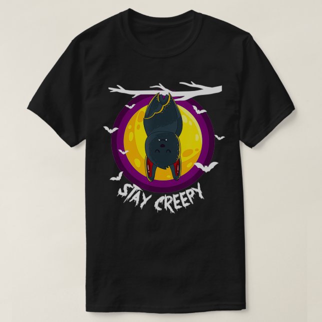 T-shirt Cute Bat Restez Déplaisant do-it-yourself Drôle Co (Design devant)