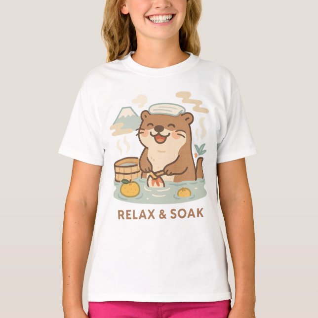 T-shirt 【Cute Bear Kids T-Shirt】 (Devant)