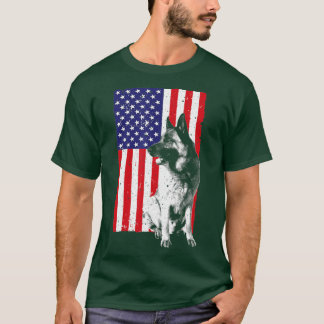 T-shirt Cute berger allemand Art Hommes Femmes Police K9 T