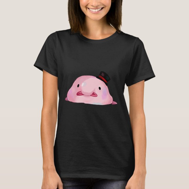 T-shirt Cute BLOB Poisson L Amour Blobfish Cute Blobfish (Devant)