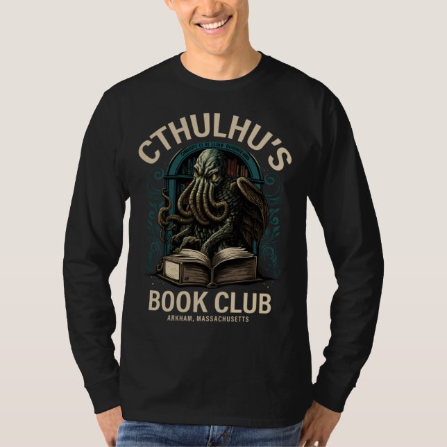 T-shirt Cute Book Club Cthulhu (Devant)