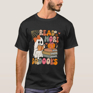 T-shirt Cute Boooks Read More Books Funny Teacher H