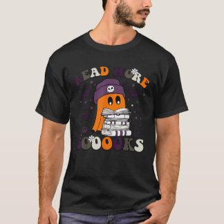 T-shirt Cute Boooks Read More Books Funny Teacher H