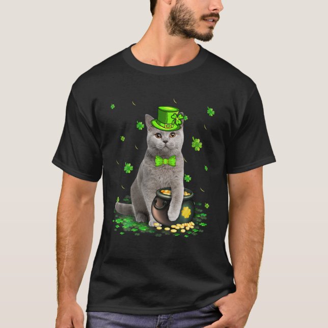 T-shirt Cute britannique Shorthair Amoureux des chats Jour (Devant)