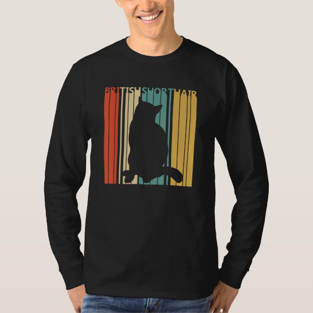 T-shirt Cute British Shorthair Cat (Devant)