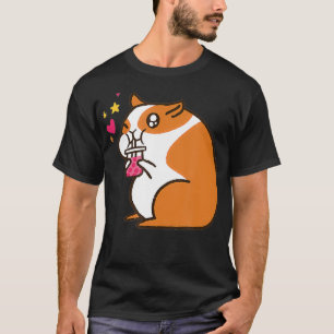 T-shirt Cute Bubble Thé Hamster Boissons Boba Animals