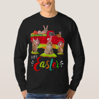 Cute Bunny Chats Perse équitation Camion Rouge Hap