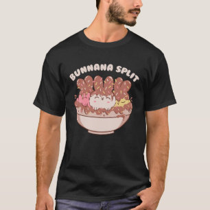 T-shirt Cute Bunny Glacé Saveurs de crème glacée Bowl de c