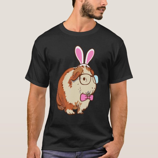 T-shirt Cute Bunny Guinea Pig (Devant)
