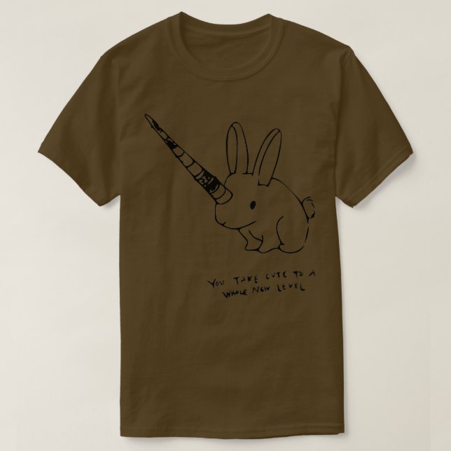 T-shirt Cute Bunny Unicorn Essentiel (Design devant)