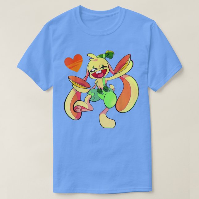 T-shirt Cute Bunzo Danser Jouer Le Temps De Jeu Pour Garço (Design devant)